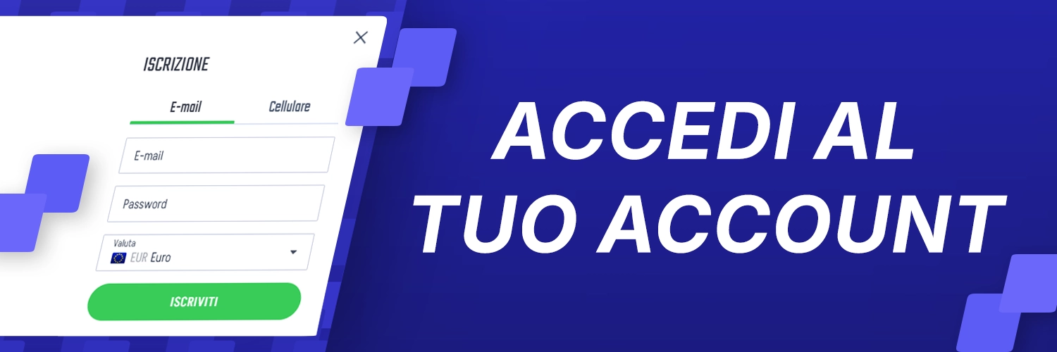 Accesso account Winnita